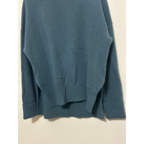 360 Cashmere Sweater Size XS Green Quiet Luxury Minimalist Capsule Pullover Knit - Picture 6 of 10